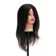 Gabbiano WZ1 Hairdressing Training Head, Natural Hair, 30 cm, 1H