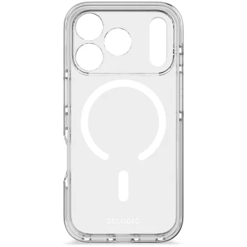 Decoded DropTec MagSafe Case for iPhone 17 Pro, Transparent