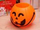 Halloween Candy Bucket Container Pumpkin, 15cm x 13cm