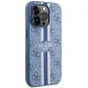 Guess iPhone 14 Pro Case 4G Printed Stripes MagSafe, Blue