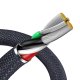 Baseus Crystal Shine USB-A uz Lightning kabelis 1.2m 2.4A, melns