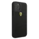Ferrari iPhone 12 Pro Max Case On Track Perforated, Black