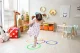 Hopscotch Game with Colorful Rings and Connectors, Set of 10
