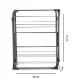 ModernHome JM-3-18G Vertical Laundry Airer, 3 Tiers, 15m Drying Space