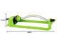 Oscillating Garden Lawn Sprinkler 18 Nozzles Adjustable Green/Silver