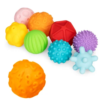 Educational Sensory Balls for Babies, Textured Toy Set of 8