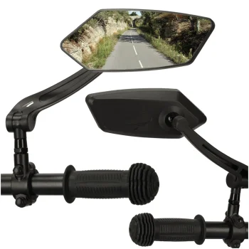Bicycle Rearview Mirrors for Handlebar, 360° Adjustable, 2 Pcs