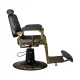 Gabbiano Boss Old Leather Barber Chair, Black