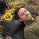 Mountain Goat Self-Inflating Sleeping Pad with Pillow 188x65x3.5 cm, Black