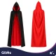 Reversible Cape Glimz, 175 cm, Black/Red