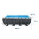 Intex 26356 Ultra Frame Rectangular Pool Set 549 x 274 x 132 cm with Sand Pump