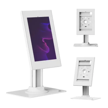 Maclean MC-959 W Tablet Desk Stand with Lock, 10.9"-11", White