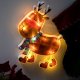 LED Christmas Window Decoration Reindeer with Suction Cup