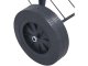 Portable Charcoal Garden Briquette Round Grill on Wheels with Lid