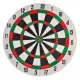 Double Sided Dart Board 30cm with 3 Steel Tip Darts for Adults and Kids