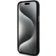 DKNY iPhone 15 / 14 / 13 Case Liquid Silicone Metal Logo, Black