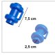 Mushroom cap for trampoline post 6pcs blue