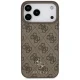 Guess 4G Small Classic Logo MagSafe Phone Case Cover iPhone 17 Pro Max - Brown