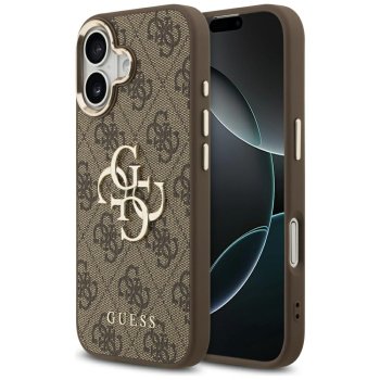 Guess 4G Big 4G Classic Logo Phone Case Cover iPhone 17 - Brown and Gold