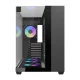 Darkflash TH285 PC Case with 4 Fans, Black