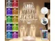 LED RGB Crystal Effect Table Night Lamp with Remote, USB
