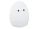 Kids LED Night Light Egg, RGB, Silicone, USB, White
