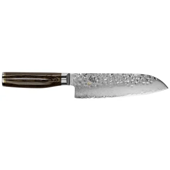 Santoku Knife Kai Shun Premier Tim Mälzer, 18 cm, Brown/Silver