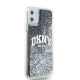 DKNY iPhone 11 / Xr Case Liquid Glitter Big Logo, Black