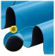 4FIZJO Non-Slip Yoga Mat 4 mm, Blue