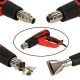KAFUWELL Electric Heat Gun 1850W with Adjustable Temperature 0-600°C & 4 Nozzles