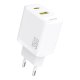 Dudao A27 MaxC 35W GaN Wall Charger + USB-C Cable - White