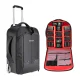 Neewer NW3300 2-in-1 Camera Backpack and Rolling Case, Red