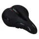 Rallex Sports Bicycle Saddle with Elastic Foam and LED Light, Black