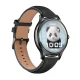 Smartwatch COLMI L28 AMOLED 1.32\" Black Leather & Silicone