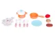 Kids Kitchen Playset with Lights, Sounds, and Working Sink, 10 Accessories, Pink