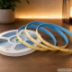 Self-Adhesive USB LED Strip Light 5V 3m Cold White with Switch