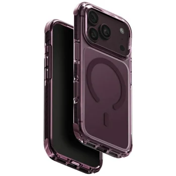 Uniq Combat Magclick Charging Case for iPhone 18 Pro / 17 Pro, Burgundy