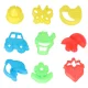 Sand Toy Set with Molds and Shovel, 28 Pieces