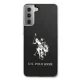 Samsung Galaxy S21+ Plus (SM-G996B) US Polo Shiny Big Logo Case Cover (USHCS21MTPUHRBK), Black
