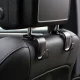 Universal Car Headrest Hook for Shopping Bags, Black