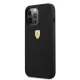 Ferrari iPhone 13 / 13 Pro Case Silicone Metal Logo MagSafe, Black