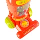 Interactive Children\'s Vacuum Cleaner with Sound and Light, Raspberry