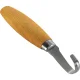 Morakniv Hook Knife Wood Carving Knife, 55 mm Blade, Brown