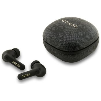 Guess 4G Classic Metal Logo TWS ENC Headphones - Black