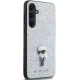 Karl Lagerfeld Samsung Galaxy A35 Case Fixed Glitter Ikonik, Silver