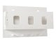 Hanging Bathroom Shelf with Hooks, White