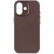 Decoded Leather Backcover with MagSafe for iPhone 17, Brown