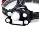 Bailong T63 Rechargeable LED Headlamp with CREE XM-L T6, COB & Zoom