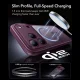 ESR Classic Hybrid MagSafe dėklas telefonui iPhone 18 Pro Max / 17 Pro Max, tamsių vyšnių
