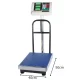 Electronic Platform Scale 50x40 cm, 300 kg, Silver/Blue
